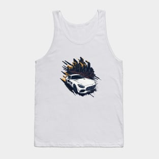 Mercedes AMG GT Vintage Car Tank Top